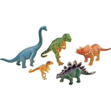 Learning Resources TOY, PLAS, DINOSAUR, JUMBO, 5PC, 5PK LRN0786